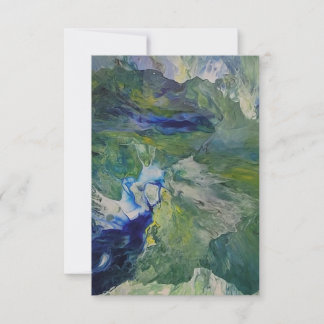 自然美しい サンキューカード