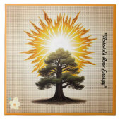 「自然美しい」 タイル (正面)