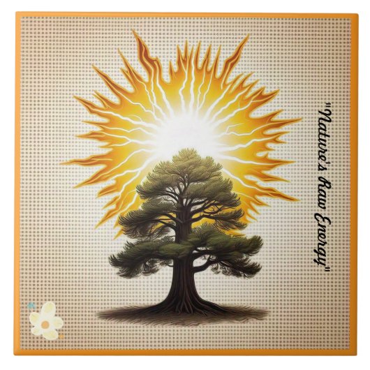 「自然美しい」 タイル (正面)