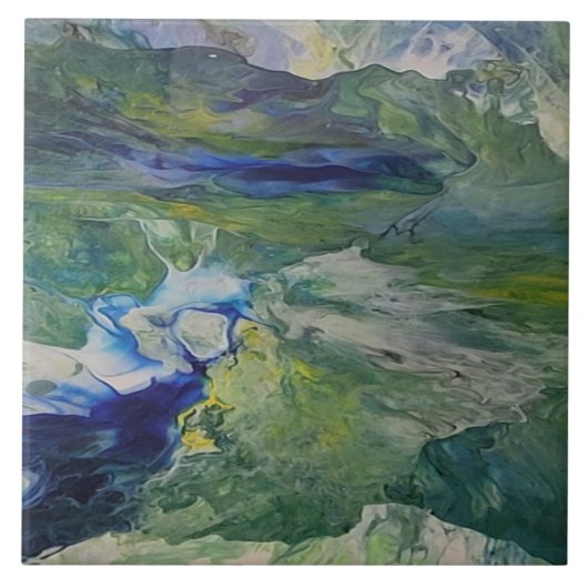 自然美しい タイル (正面)