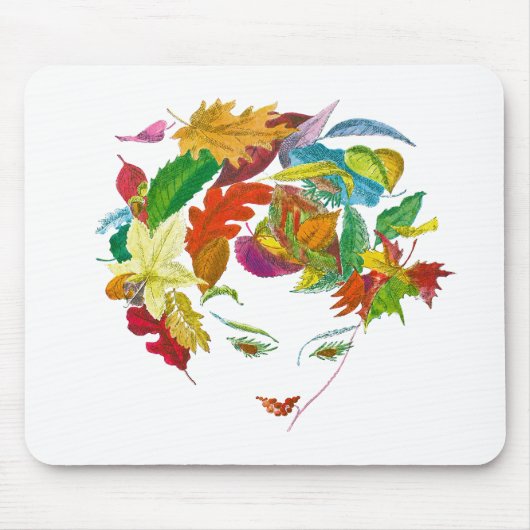 自然美しい~マウスパッド/抽象芸術レトロ モダン マウスパッド (正面)