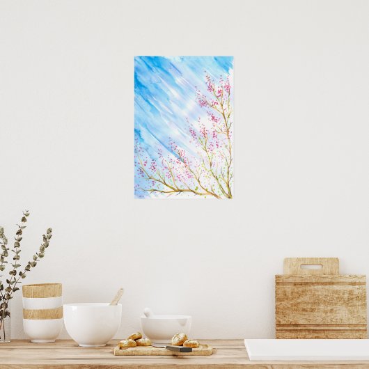 自然背景 ポスター (キッチン)