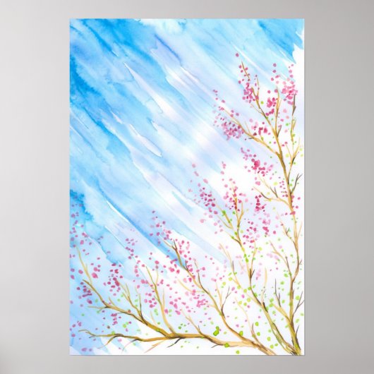 自然背景 ポスター (正面)