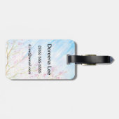 自然背景 ラゲッジタグ (裏面横)