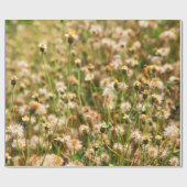 自然背景（草の花の背景）、bea ラッピングペーパー (フラット)