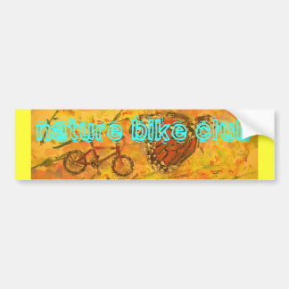 自然自転車 バンパーステッカー