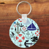 自然航海のに キーホルダー (正面)