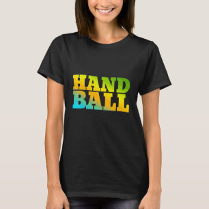 自然色で設計したハンドボール Tシャツ