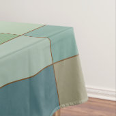 自然色波状の長方形 テーブルクロス (インサイチュ)