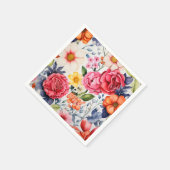 自然花の色 スタンダードカクテルナプキン (角)