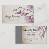 自然花カスタム名刺(両面) 名刺 (正面/裏面)