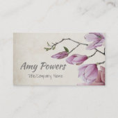 自然花カスタム名刺(両面) 名刺 (正面)