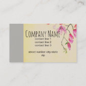 自然花カスタム名刺（両面） 名刺 (裏面)