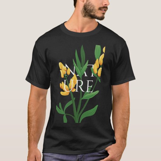 自然花 Tシャツ (正面)