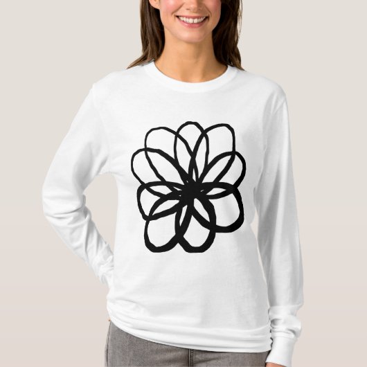 自然花 Tシャツ (正面)