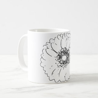 自然芸術花 コーヒーマグカップ