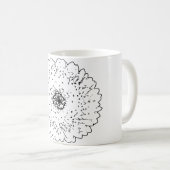 自然芸術花 コーヒーマグカップ (正面右)