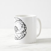 自然芸術花 コーヒーマグカップ (正面右)