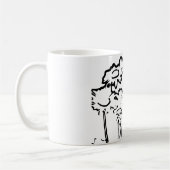 自然芸術花 コーヒーマグカップ (左)