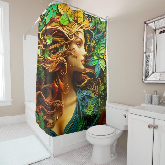 自然芸術 シャワーカーテン (インサイチュ)