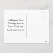 自然蓮の水ゆり池の風景 シーズンポストカード (裏面)