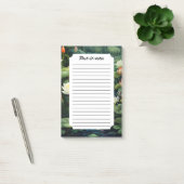 自然蓮の水ゆり池の風景 ポストイット (オフィス)