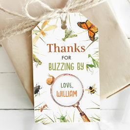 自然虫の誕生日パーティー ギフトタグ