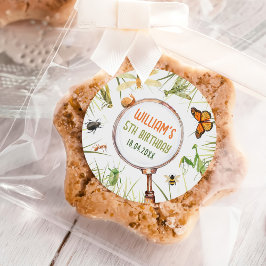 自然虫の誕生日パーティー ラウンドシール