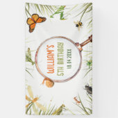 自然虫の誕生日パーティー 横断幕 (縦)