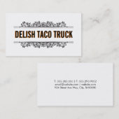 自然要素 | フードトラック 名刺 (正面/裏面)
