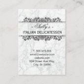 自然要素 |白大理石 名刺 (正面)