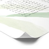 自然観葉最初の聖体拝観表 ポスター (角)