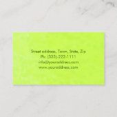 自然訓練セッションでのヨガの呼吸 名刺 (裏面)