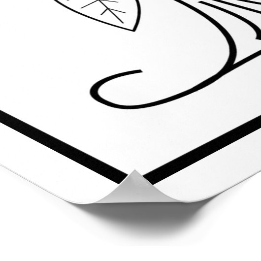 自然記号 ポスター (角)