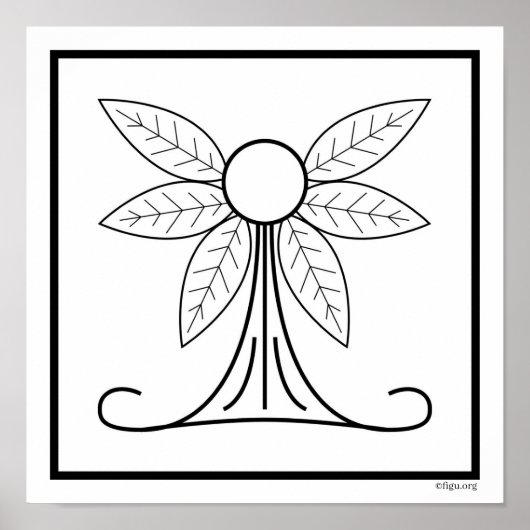 自然記号 ポスター (正面)