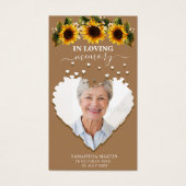 自然記念ミニマル葬式しおり (正面)