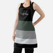 自然調の黒とセージのエプロン エプロン (インサイチュ)