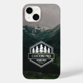 自然豊かな山のマスキュリンなデザイン Case-Mate iPhoneケース (裏面)