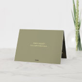 自然通話誕生日カード カード (裏面)