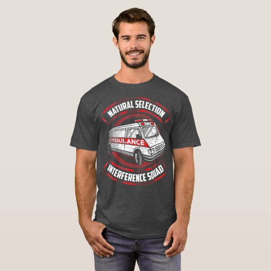 自然選択干渉隊 Tシャツ (正面フル)