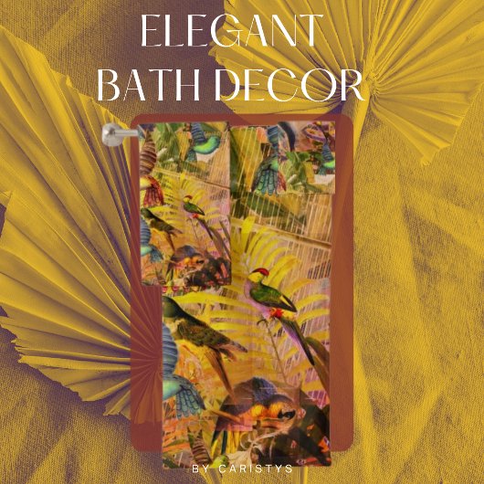 自然野生生物シーン バスタオルセット