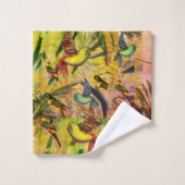 自然野生生物シーン バスタオルセット (ウォッシュタオル)