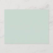 自然開花結婚ズ詳細セージグリーン エンクロージャーカード (裏面)