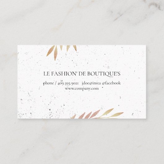 自然離れなと斑点 名刺 (裏面)