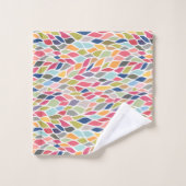 自然離れパターンPIPパイプラーホームデザイナー バスタオルセット (ウォッシュタオル)