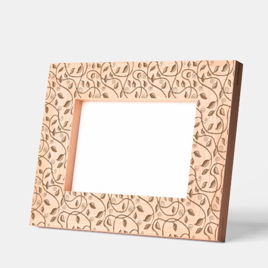 自然離れ及びつる植物 レーザー彫刻フレーム (左)