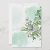 自然離れ緑の招待状 招待状 (裏面)