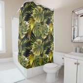 自然離れ装飾的な目を引く シャワーカーテン (インサイチュ)