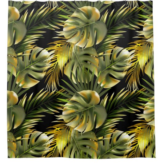 自然離れ装飾的な目を引く シャワーカーテン