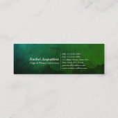 自然霊気マスターヨガ仲介インストラクター最小 スキニー名刺 (裏面)